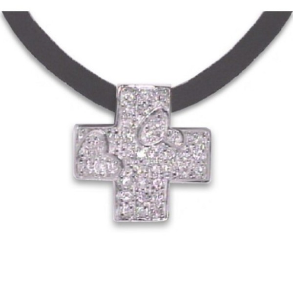 Basics Silver Anhänger - Sterlingsilber Zirkonia - Kreuz / VI 4170