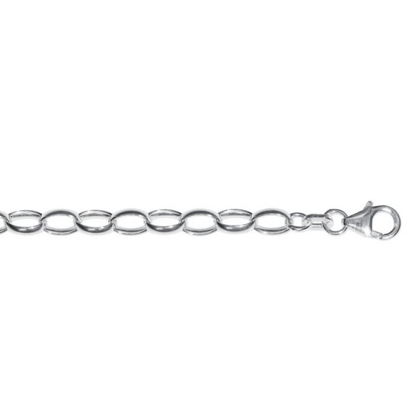 Basics Silver Halskette 80cm - Sterlingsilber - Erbskette / 7355.14-80