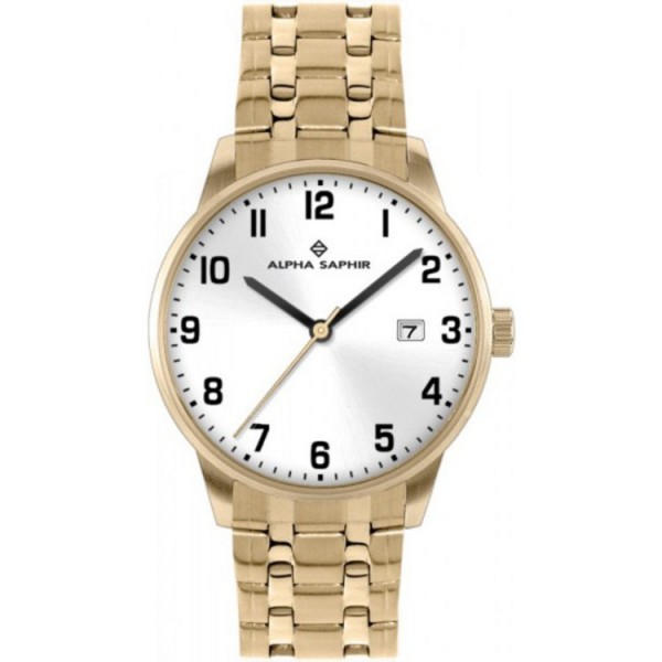 Alpha Saphir Uhr - Alpha Saphir 313J - Stahl IP gold / 313J