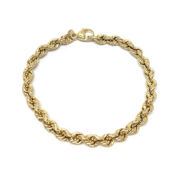 Juwelier Wittig Armband - Gold 333 8K - Kordel-Kette 19 cm / 333-7-8