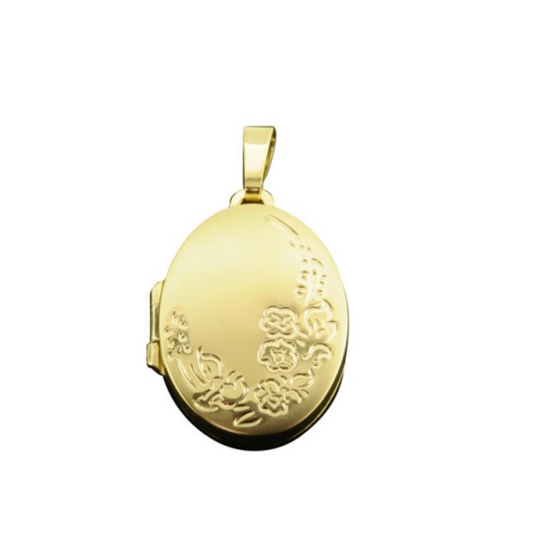 Basics Gold Medaillon - Gold 333 8K - Form oval - gold / 658546019