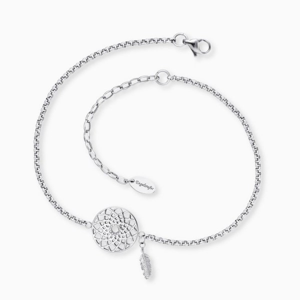 Engelsrufer Fußkette 27cm - Edelstahl - Traumfänger - poliert / ERFS-DREAM