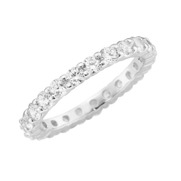 Juwelier Wittig Ring 56 - Weißgold 375 - Memoire Ring komplett / 93011341560