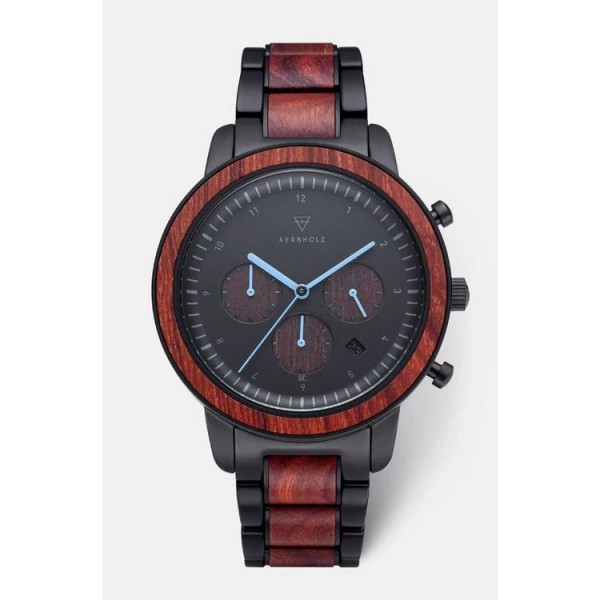 Kerbholz Chronograph - Maximilian Black Rosewood - Holz / Maximilian-Black-Rosewood