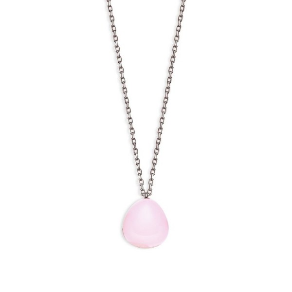 Xenox AnhängerKette - Wonderland - Silber - rosa Stein / XS3211