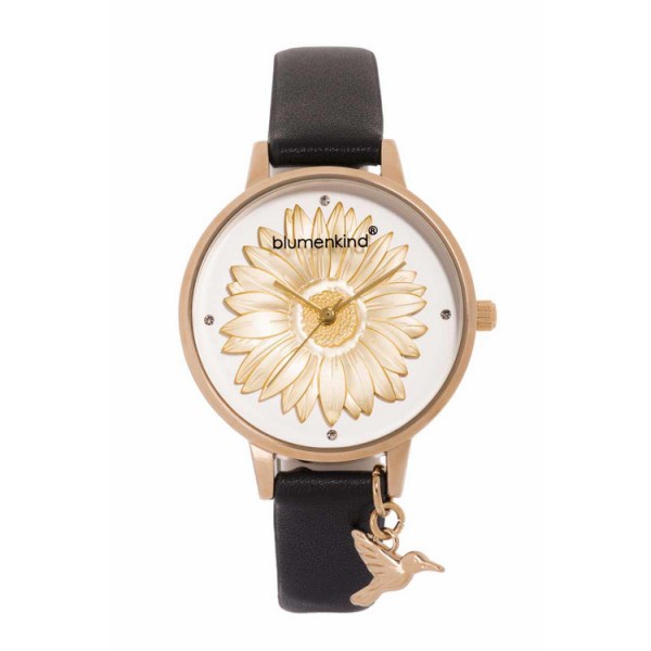 Blumenkind Uhr - Blumenkind Houston - Alu gold schwarz / 04091981GWHPGN