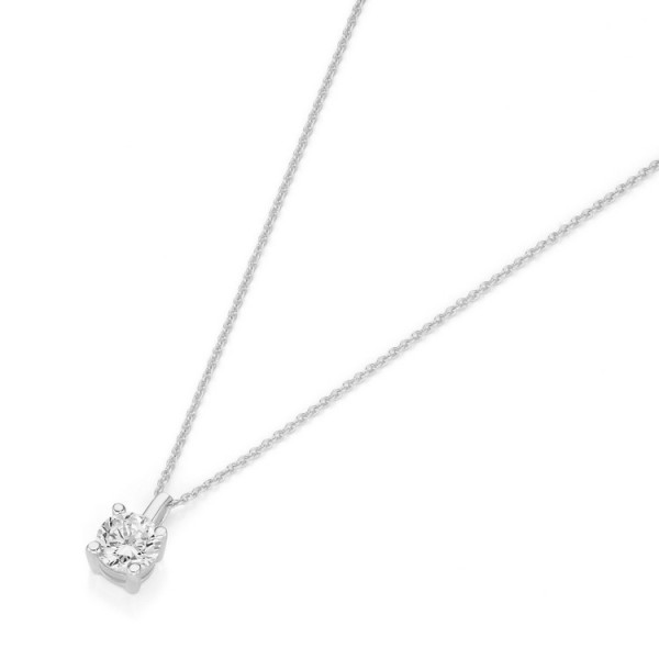 Juwelier Wittig Collier - Weißgold 585 14K - Brillant 0,10 ct / 99034051450