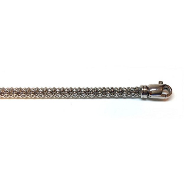 Basics Silver Armband - Sterlingsilber rund - silberfarben / A8B