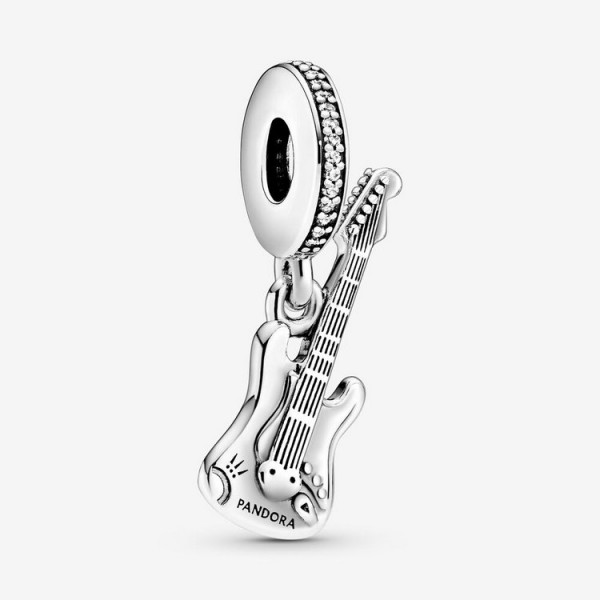 Pandora Bead - Sterlingsilber - Charm Anhänger Gitarre / 798788C01