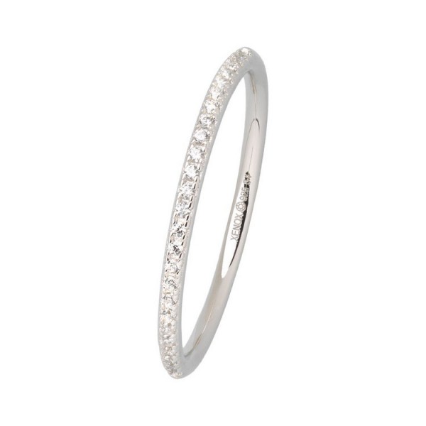 Xenox Ring 54 - Happy Hour - Silber Steine zart / XS1721/54