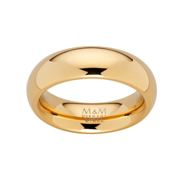 M&M Germany Ring 52 - Pure Basics - goldfarben / MR3206-452