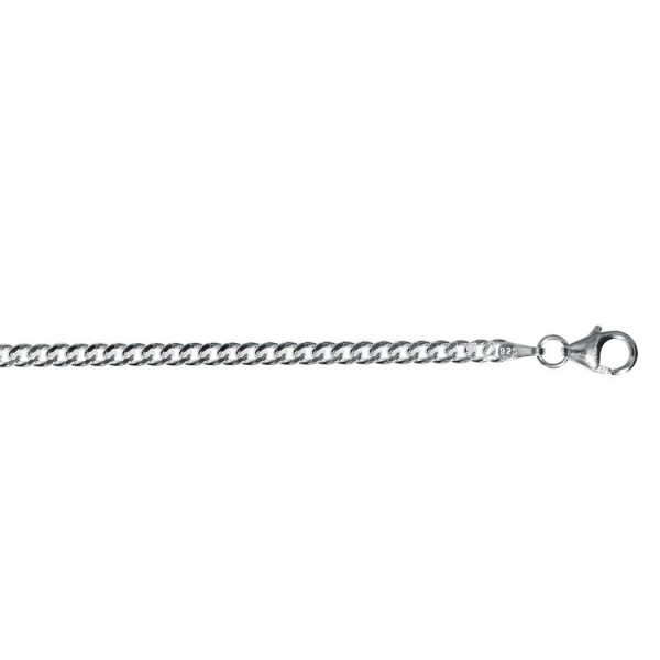 Basics Silver Halskette - 60cm - Sterlingsilber - Panzerkette / 1180.15-60