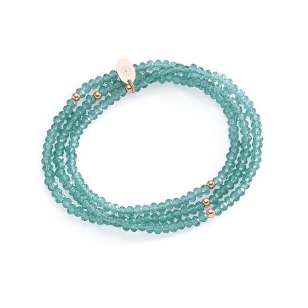 Juwelier Wittig Armkette - Kristall Sterlingsilber - grün/rosé / 92004397