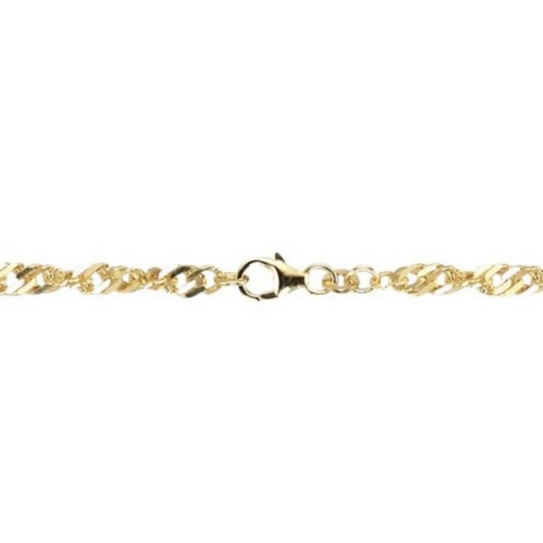 Basics Gold Halskette - Gold 333 8K - Singapur 70 - goldfarben / 333-6-3
