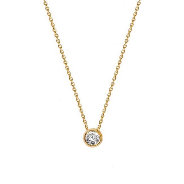 StarDiamant Collier - Gold 585 14K - Diamant 0,20ct H si / D631/G