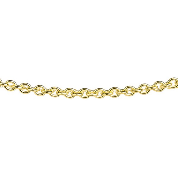 Ernstes Design Halskette - Edelstahl gold - Ankermuster Ø 4mm / AK15