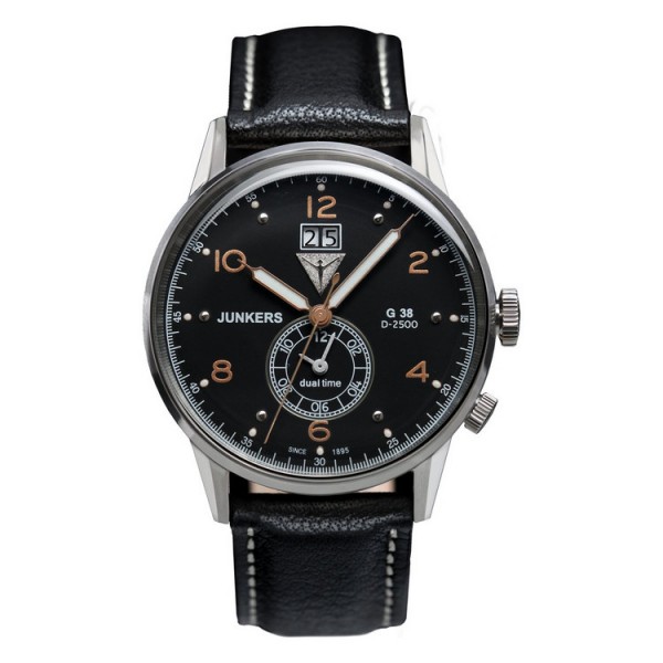 Junkers Chronograph - Junkers G38 - Dual Time - 6940-5 / 6940-5
