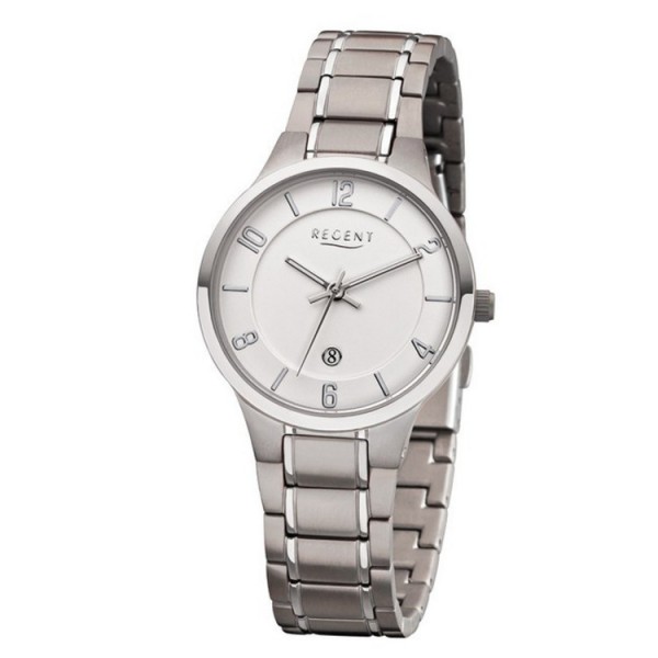 Regent Uhr - Regent LD-1509 - Quarz Titan - silbern / 12290439