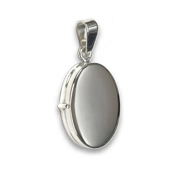 Juwelier Wittig Anhänger - Medaillon klein - Silber -oval / 65501
