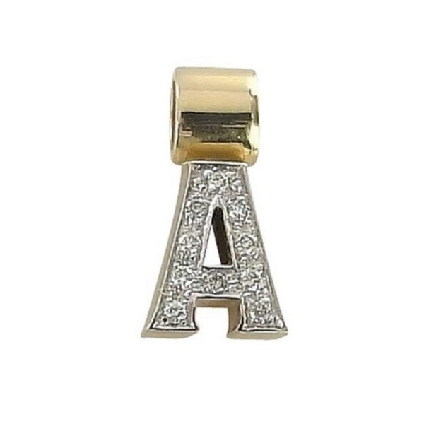 Juwelier Wittig Anhänger - Gold 585 14K Diamanten 0,10ct - bicolor / 26201011