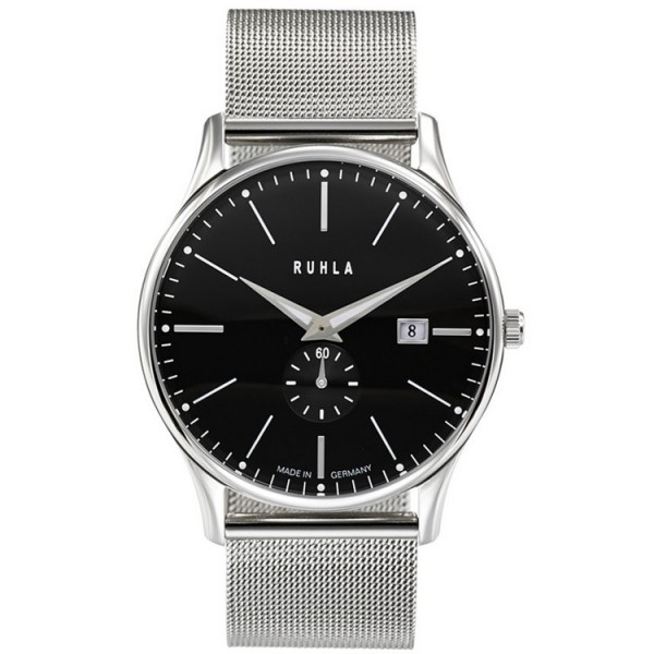 Ruhla Uhr - Ruhla-Classic 91234M - schwarz silberfarben / Ruhla-Classic 91234M