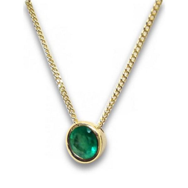 Juwelier Wittig Collier - Gold 585 14K Smaragd - gold/grün / WM538346019