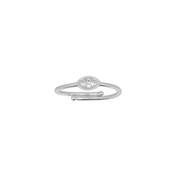 Xenox Ring 1size - weiß - Sterlingsilber Zirkonia / XS1617