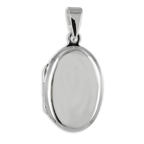 Juwelier Wittig Anhänger - Medaillon - Silber oval / 6536