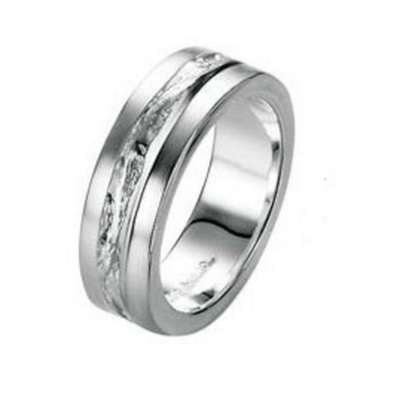 Basics Silver Ring 64 - silberfarben - Sterlingsilber / 13-63