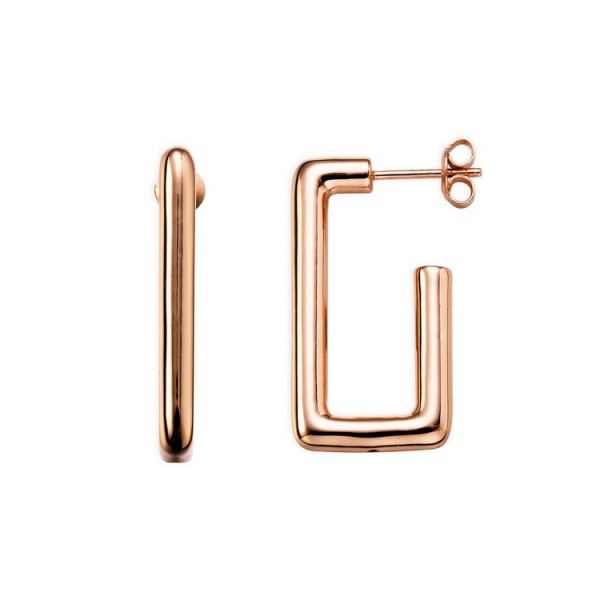 Xenox Ohrstecker - Delight - Silber rosé - Halbcreole / XS1932R