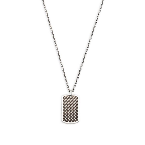 Xenox AnhängerKette - Silber - Gravurplatte / XS9308