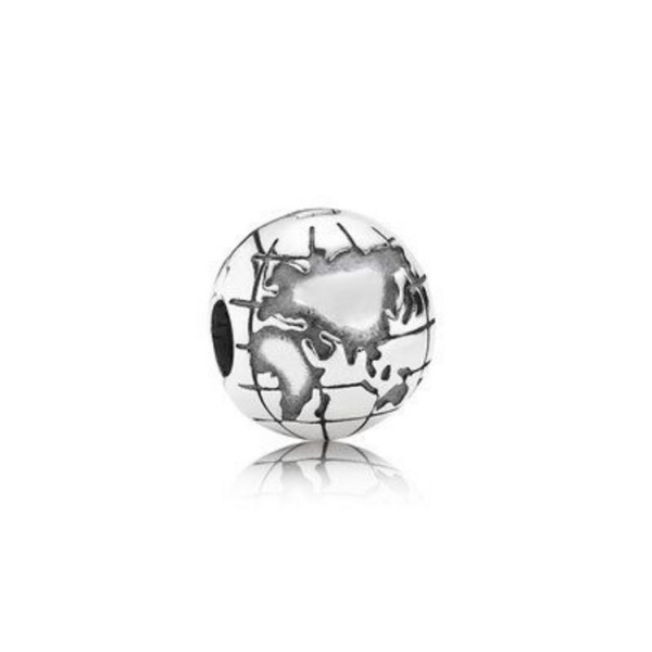 Pandora Charm Stopper - Silber - Weltkugel / 791182