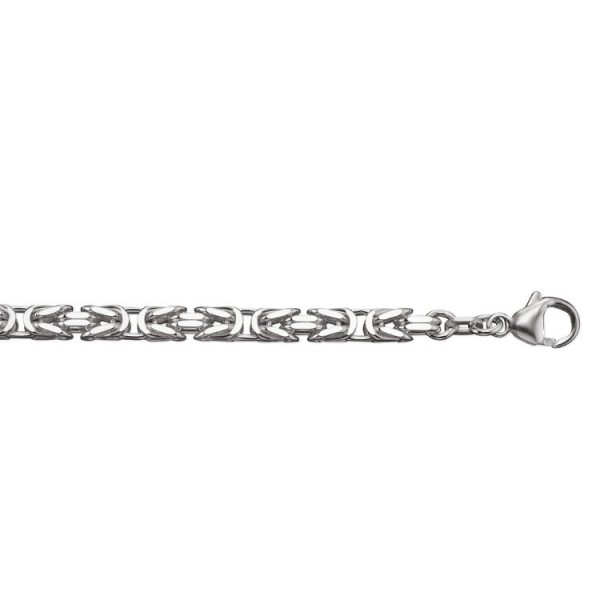 Basics Silver Halskette 50cm - Sterlingsilber - Königskette / 25140.15-50