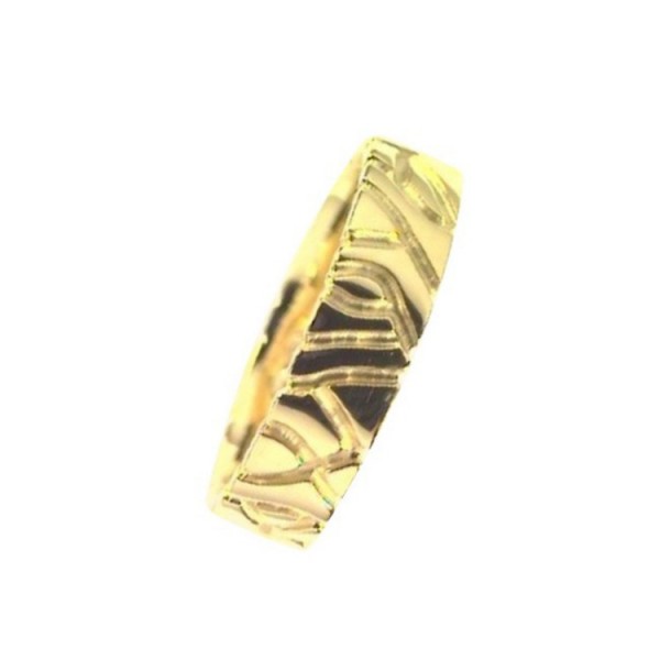 Juwelier Wittig Ring 56 - Gelbgold 585 - starkes Muster / 26008424