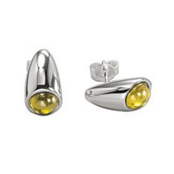 Basics Silver Ohrstecker - Sterlingsilber - silber/grün / 4258495
