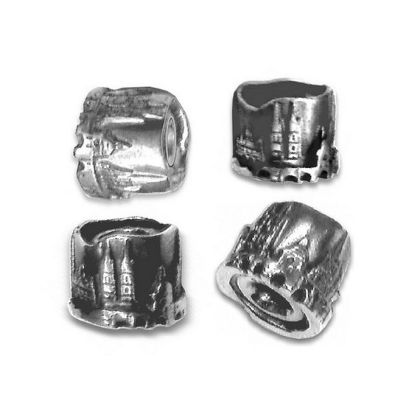 Stadtring Bead - Sterlingsilber - Mühlhausen - Unikat / Stadtcharm