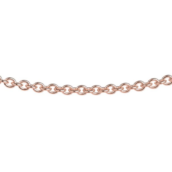 Ernstes Design Halskette - Edelstahl rosé - Ankermuster Ø 4mm / AK16