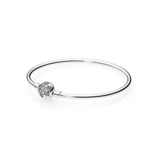 Pandora Armreif - Sterlingsilber Zirkonia 17 - Flocke / 590740CZ-17