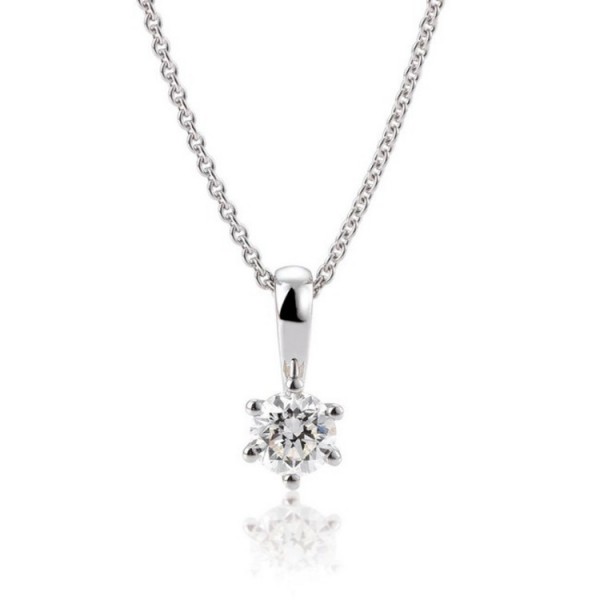 Saint Maurice Anhänger - Gold 585 14K Diamant 0,15ct - weißgold / 3181684.0