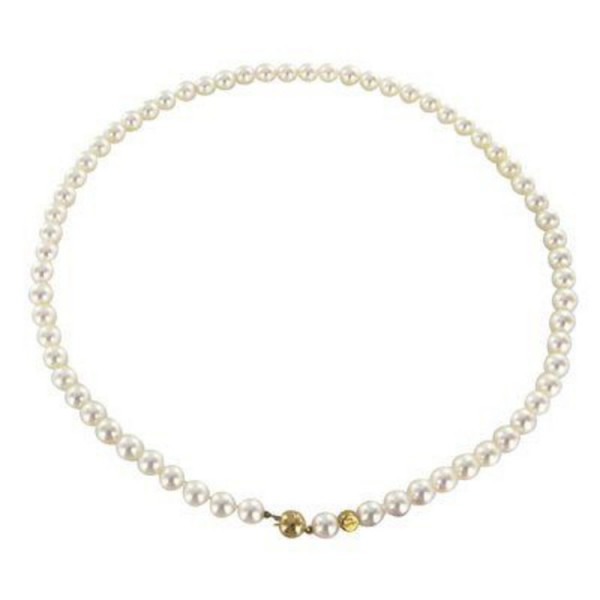 Juwelier Wittig Halskette - Akoya Zuchtperlen - 750 Gelbgold / 01270105