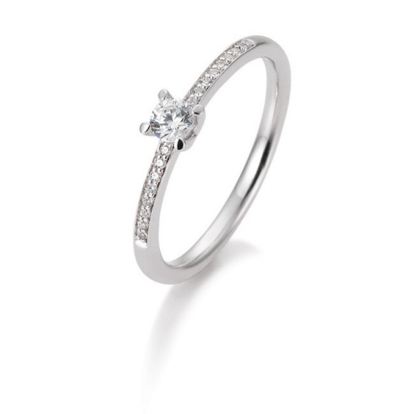Saint Maurice Ring - Weißgold 585 - Brillanten 0,23ct / 4185951-0