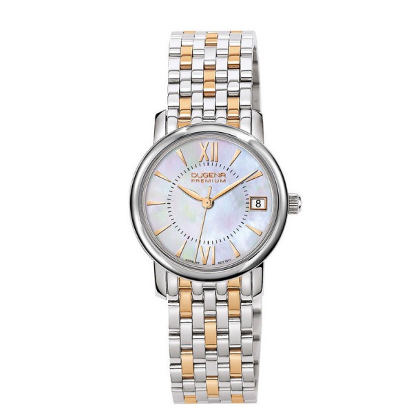Dugena Premium Uhr - Rondo Petite - Edelstahl bicolor / 7090155