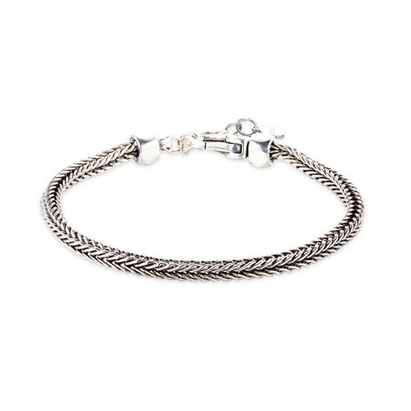 Xenox Armband 21 - Silver Men - Fuchsschwanz Silber / XS9310/S