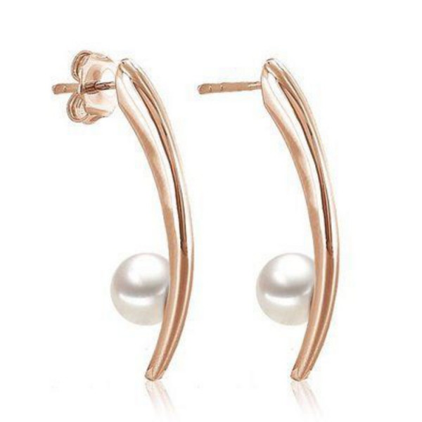 Hesse Ohrschmuck - Silber rosé - Zuchtperle / 315-0325