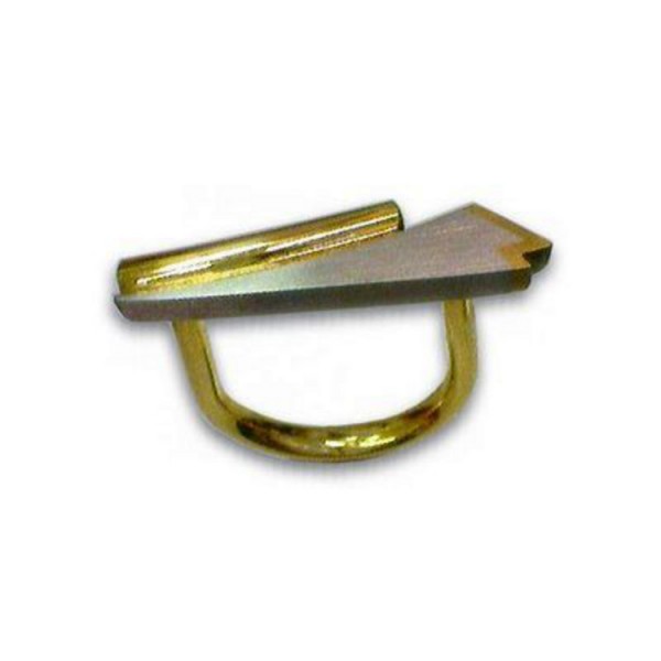 Goldgilde Ring 54 - Gold 750 - Platin 950 / 750-9-98