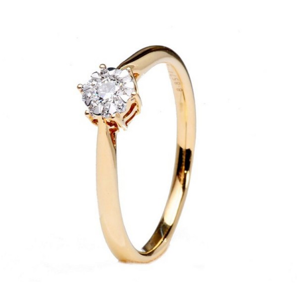 Juwelier Wittig Ring 56 - Roségold 750 - Diamanten 0,17ct / R2180001GYA