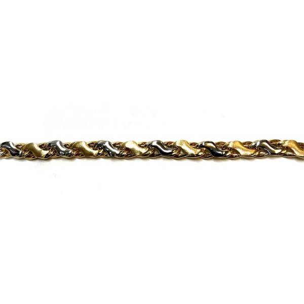 Basics Gold Armband 19cm - 585 Gold - Fantasie Muster / 75510-19