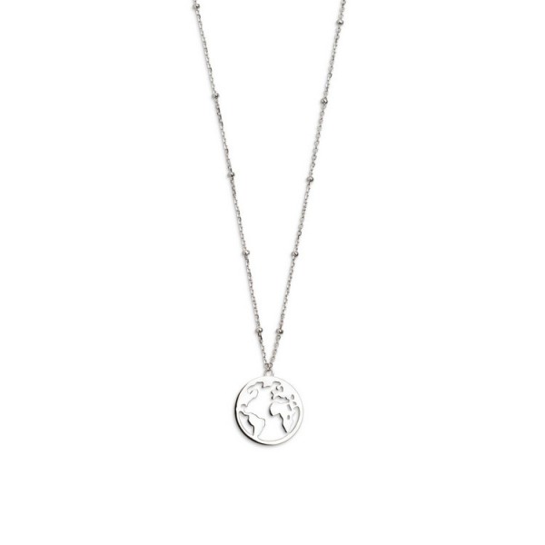 Xenox AnhängerKette - Happy Hour - Silber Weltkugel / XS2985