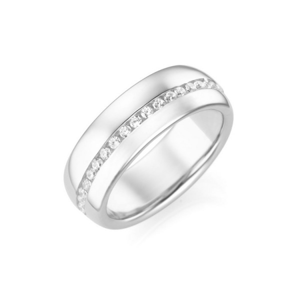 Juwelier Wittig Ring 60 - Sterlingsilber Zirkonia - silberfarben / 93008493600