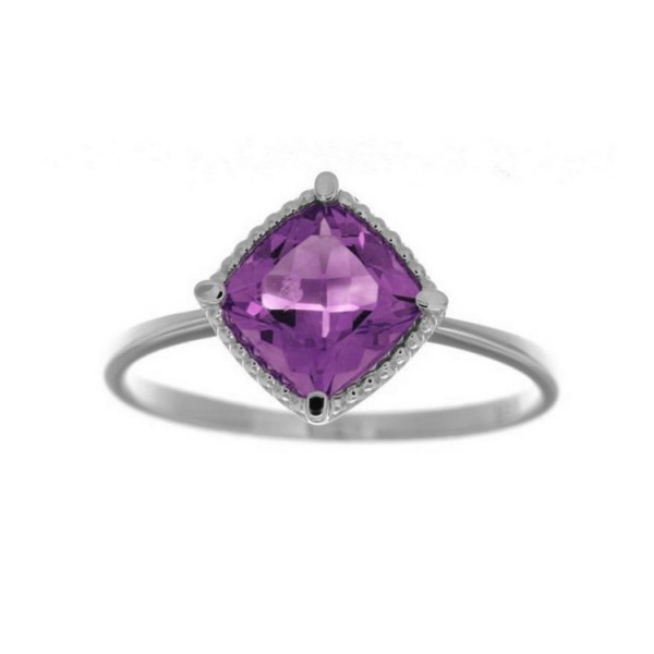 Juwelier Wittig Ring 56 - weißgold - Gold 333 8K Amethyst / RF90001.4-56